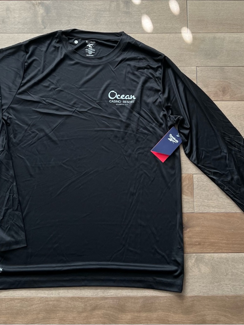 Reebok Black Performance Crew Neck Tee
